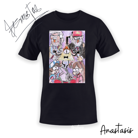 Τ-shirt  By Anastasis gravity falls