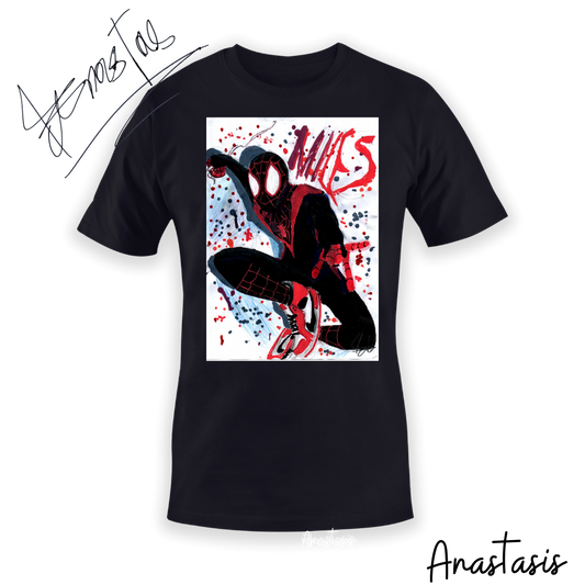 Τ-shirt  By Anastasis spiderman miles morales